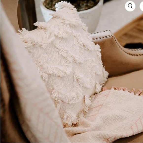 UNCOMMON JAMES. FRINGE PILLOW COVER - Picture 2 of 3